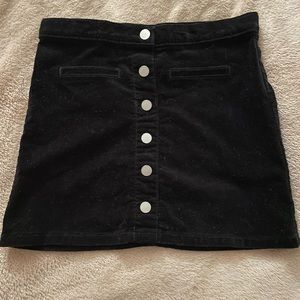 Girls black skirt size 8